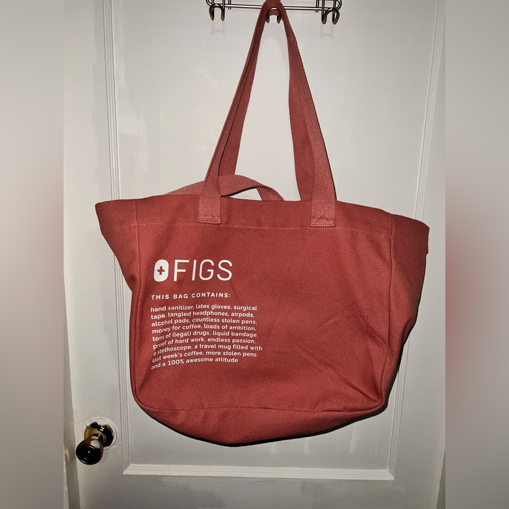 Figs Mineral Mauve Canvas Tote